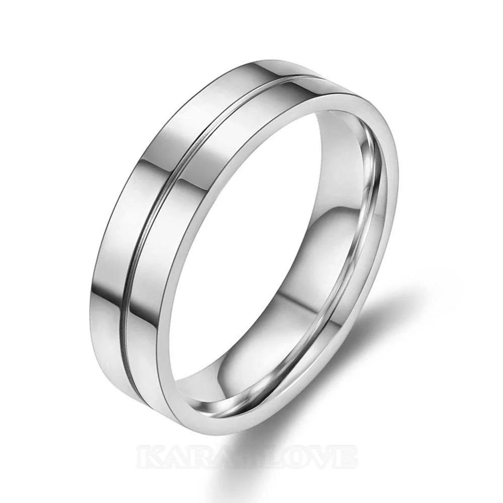 Runder Diamantweiß Titan Partnerringe