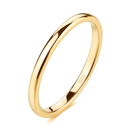 In 3 Farben erhältlich 925er Sterlingsilber Stapelfähig Ring Eheringe