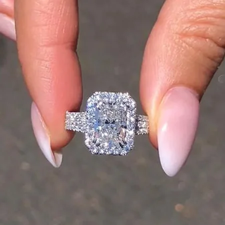 Radiantschliff Diamantweiß...