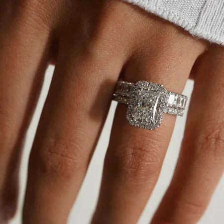 Radiantschliff Diamantweiß...