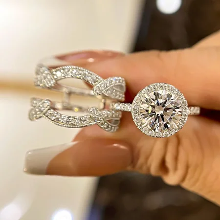 Rundschliff Diamantweiß...