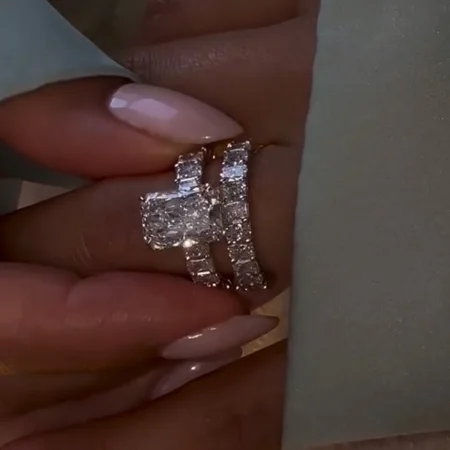 Radiantschliff Diamantweiß...