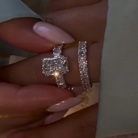 Radiantschliff Diamantweiß...