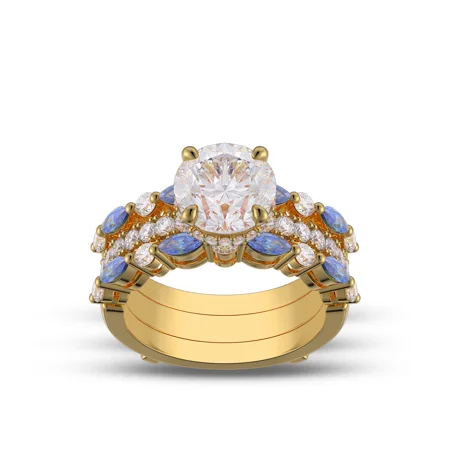 RundSchnitt Diamant Weiß...