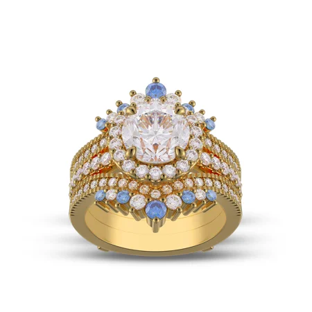 RundSchnitt Diamant Weiß...