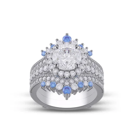 RundSchnitt Diamant Weiß...