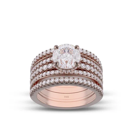 RundSchnitt Diamant Weiß...