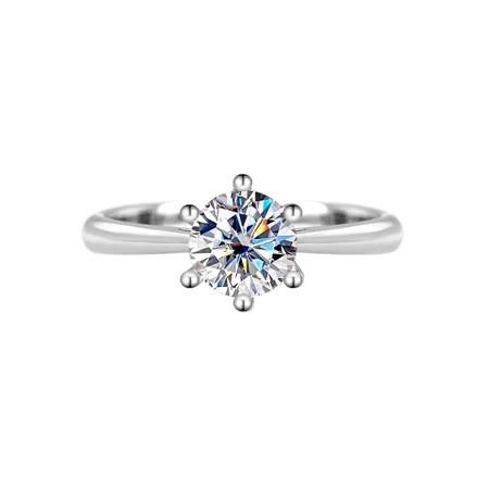 Rundschliff Moissanite...