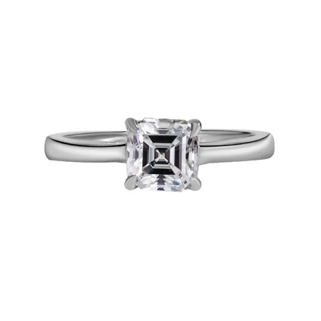Asscher-Schliff Moissanite...