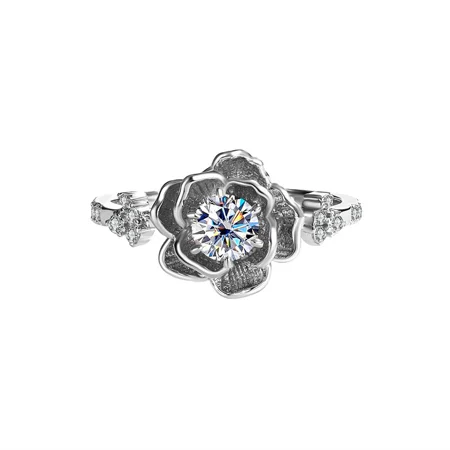 Rundschliff Moissanite...
