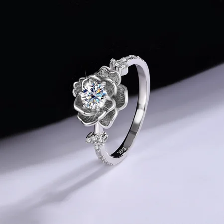 Rundschliff Moissanite...