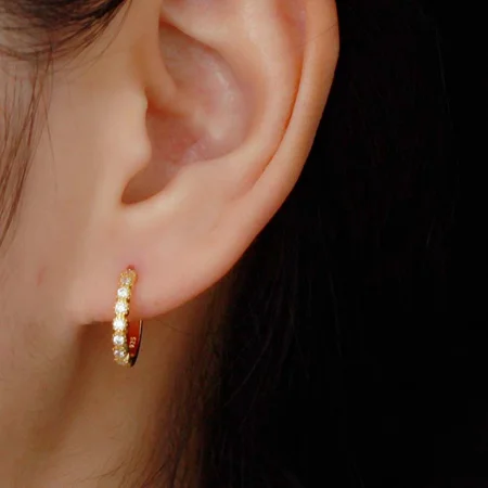 Runder Diamantweiß 925er...