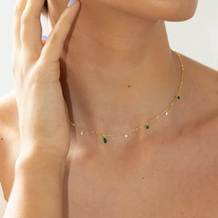 18K vergoldet 925er...