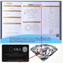 Herzförmige Moissanite Diamantweiß 925er Sterlingsilber 3-Steine Verlobungsring
