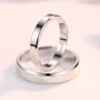Einfache 925er Sterlingsilber Partnerringe