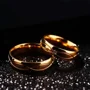 Runder Diamantweiß Gelbgold Titan Partnerringe