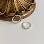 Schlichte 925er Sterlingsilber Creolen