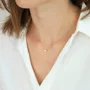 Minimalistische kleine Herz-Halskette aus Silber/Gold/Roségold/Titan
