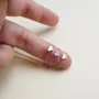 Minimalistische kleine Herz-Halskette aus Silber/Gold/Roségold/Titan