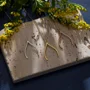 Glücksbringer-Ringhalter-Halskette mit Wunschknochen-Anhänger