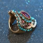 Rubinrot and Saphirblau Ring